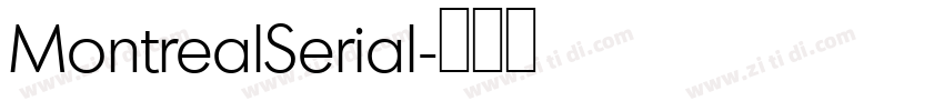 MontrealSerial字体转换