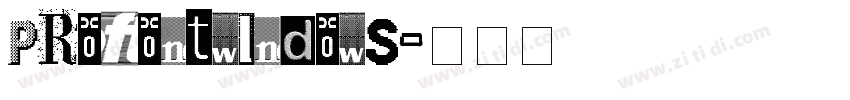 ProFontWindows字体转换