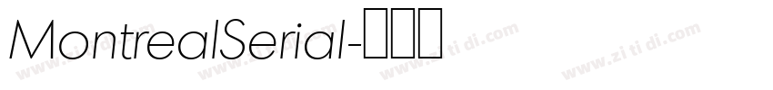 MontrealSerial字体转换