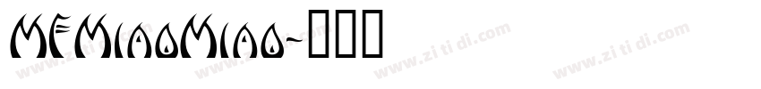 MFMiaoMiao字体转换