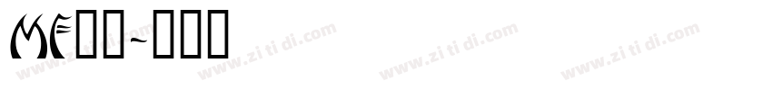 MF圆黑字体转换