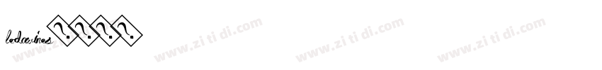 ledawines字体转换
