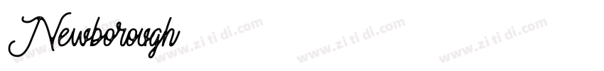 Newborough字体转换