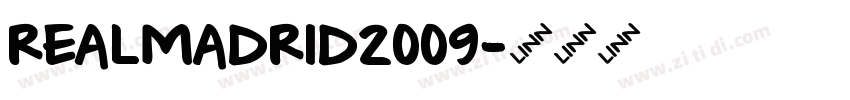 RealMadrid2009字体转换