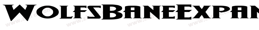 WolfsBaneExpande字体转换