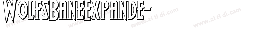 WolfsBaneExpande字体转换