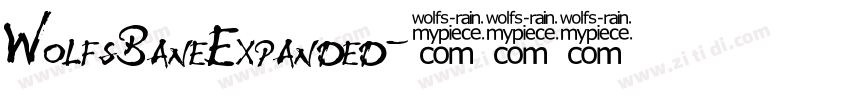 WolfsBaneExpanded字体转换