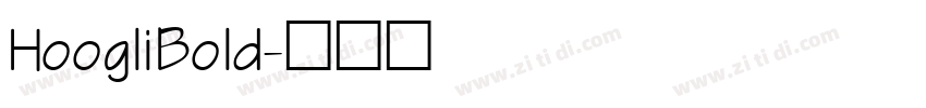 HoogliBold字体转换