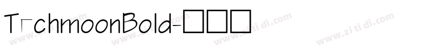 TechmoonBold字体转换