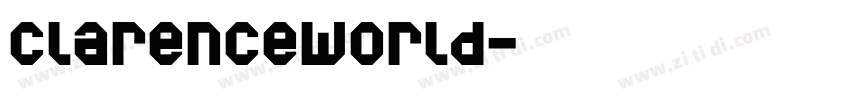 ClarenceWorld字体转换