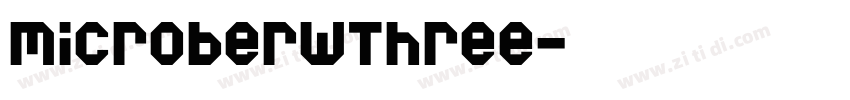 MicroberwThree字体转换