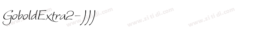 GoboldExtra2字体转换