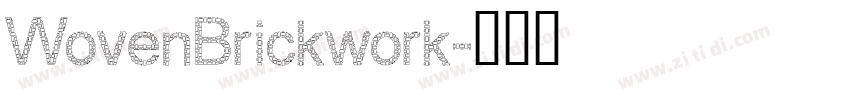 WovenBrickwork字体转换