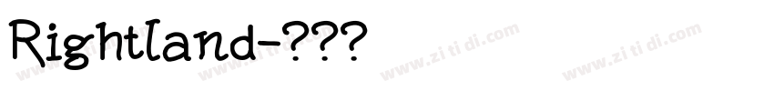 Rightland字体转换
