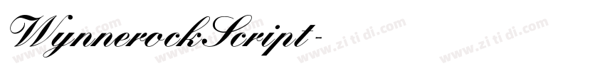 WynnerockScript字体转换