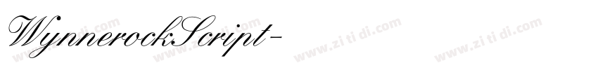 WynnerockScript字体转换