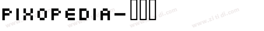 Pixopedia字体转换