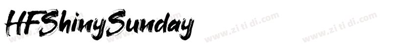 HFShinySunday字体转换