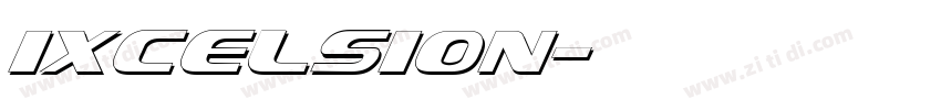 1Xcelsion字体转换