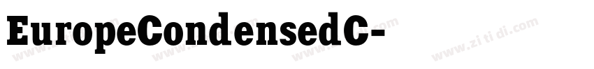 EuropeCondensedC字体转换