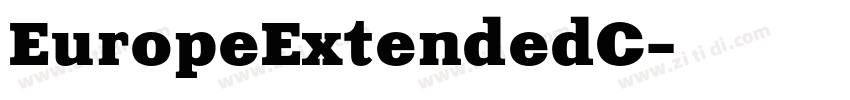 EuropeExtendedC字体转换