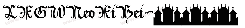 LXGWNeoXiHei字体转换