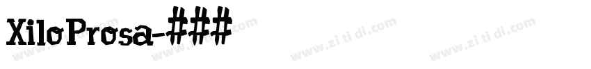 XiloProsa字体转换