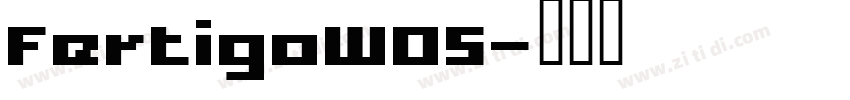 FertigoW05字体转换