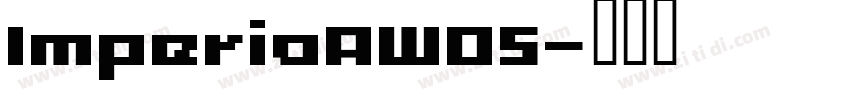 ImperiaAW05字体转换