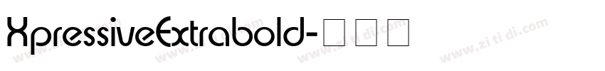 XpressiveExtrabold字体转换