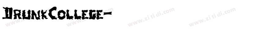 DrunkCollege字体转换