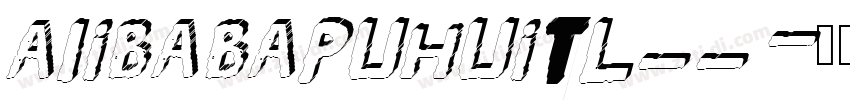 AlibabaPuHuiTL_3_115字体转换