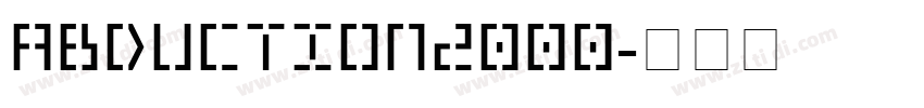 Abduction2000字体转换
