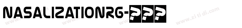 NasalizationRg字体转换