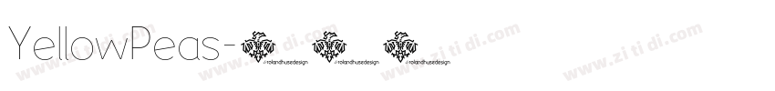 YellowPeas字体转换