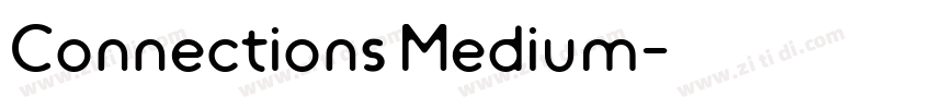 Connections_Medium字体转换