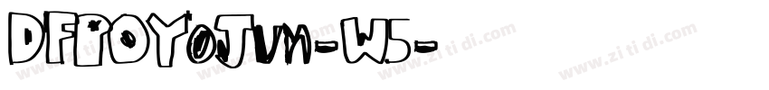 DFPOYoJun-W5字体转换