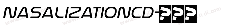 NasalizationCd字体转换