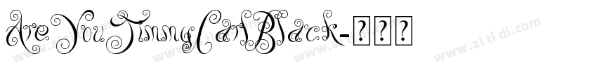 AreYouJimmyCarlBlack字体转换