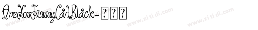 AreYouJimmyCarlBlack字体转换