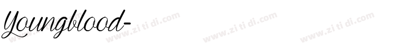 Youngblood字体转换