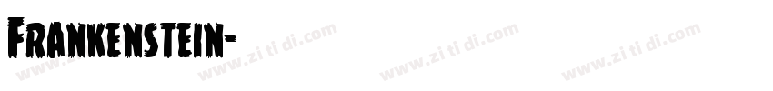 Frankenstein字体转换