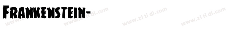 Frankenstein字体转换