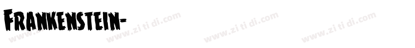 Frankenstein字体转换 Frankenstein字体转换
