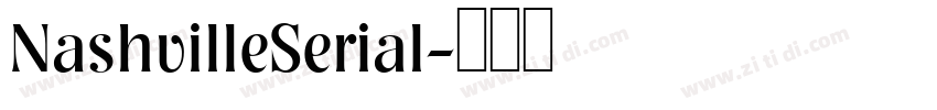 NashvilleSerial字体转换