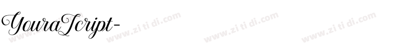 YouraJcript字体转换