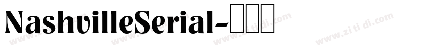 NashvilleSerial字体转换