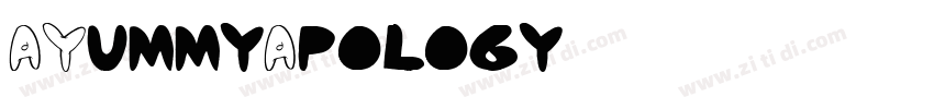 AYummyApology字体转换