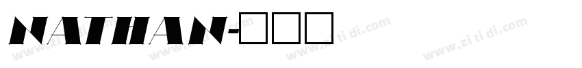 nathan字体转换