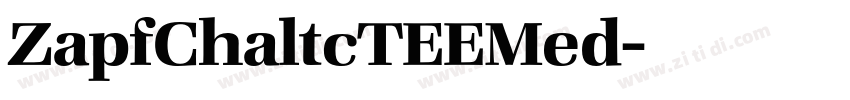 ZapfChaltcTEEMed字体转换
